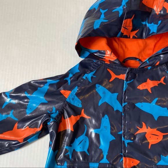George kids blue orange shark raincoat
- 2T - Picture 5 of 15